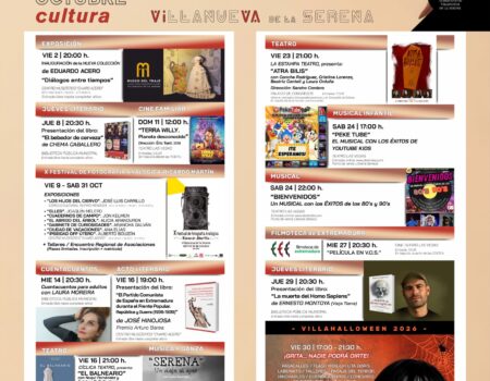 Programación cultural octubre