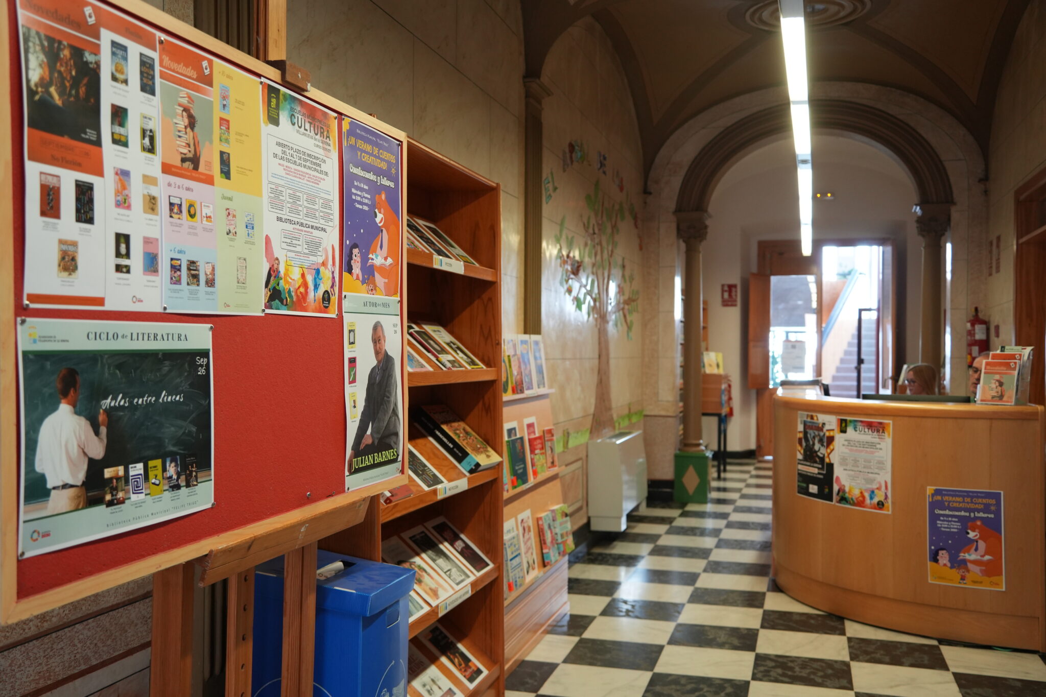 Julián Barnes, autor del mes de septiembre en la biblioteca Felipe Trigo