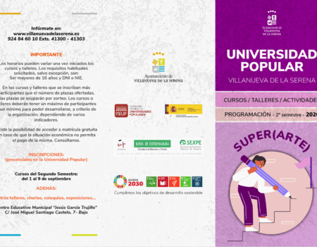 CURSOS SEGUNDO SEMESTRE 2026 U.P.