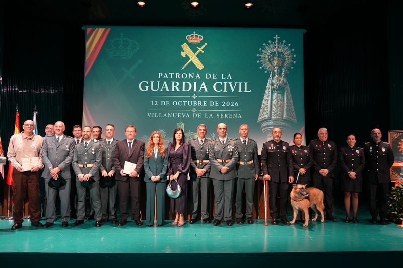 La Guardia Civil celebra su patrona, la Virgen del Pilar, con un acto institucional